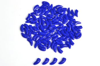 3/8 MM VIDRIO PRECIOSA AJÍ AZUL REY (PAQUETE POR 2 DOCENAS)