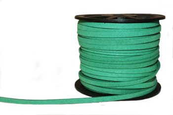 6 MM CUERO PLANO CARRETE X 45 MTS VERDE ESMERALDA