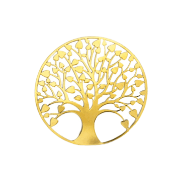 DIJE ARBOL CORAZONES (VENTA X UNIDAD)