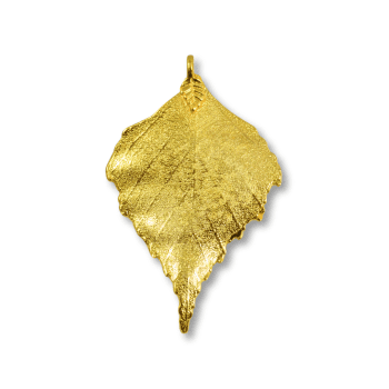 DIJE HOJA GRANDE VENAS 72x45MM (VENTA POR UNIDAD)