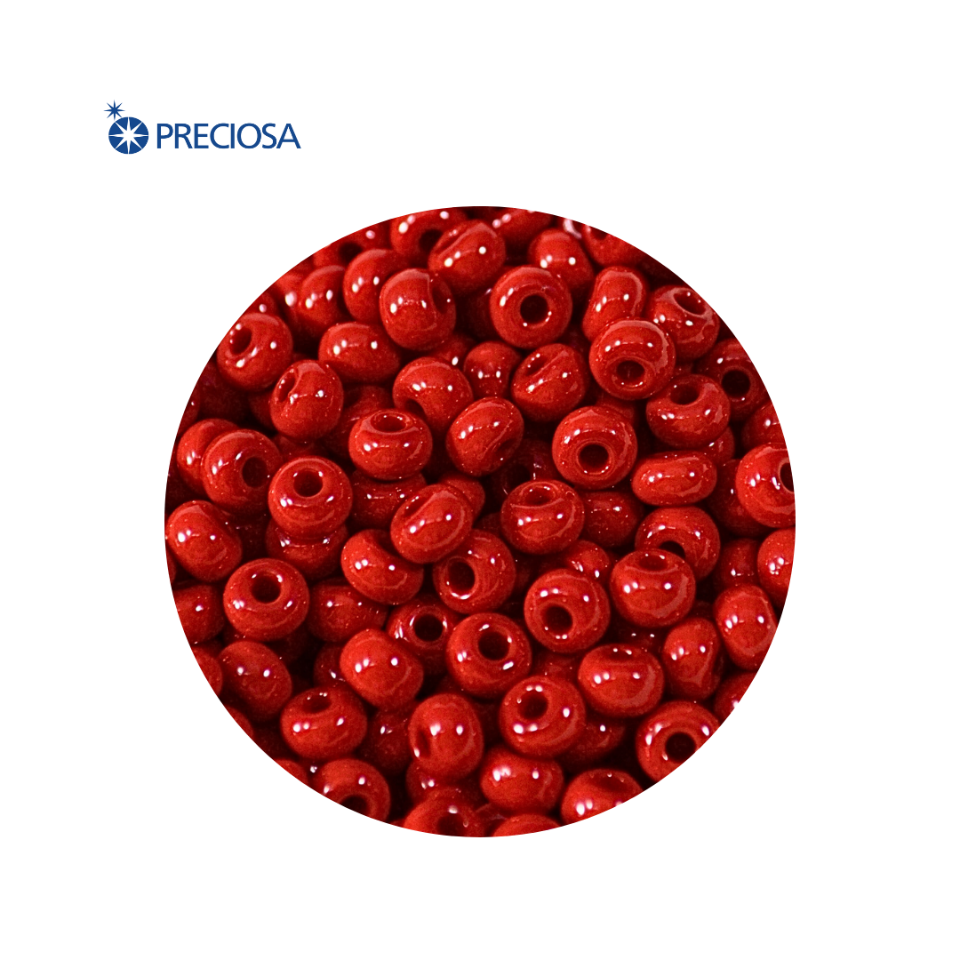 MOSTACILLA ROJO OSCURO MATE 6/0 (VENTA POR PAQUETE 125GRM)